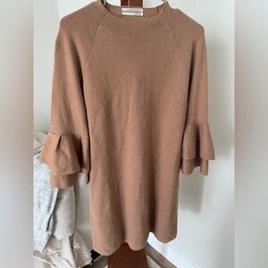 Anthropology shimmery sweater perfect for the holidays.